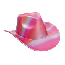 Load image into Gallery viewer, Cowboy Hat Iridescent Fuchsia Fashion Hat
