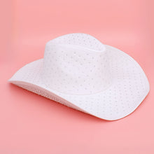 Load image into Gallery viewer, Cowboy Hat White Rhinestone Cowgirl Fashion Hat
