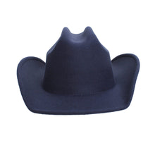 Load image into Gallery viewer, Cowboy Hat Navy Felt Western Fashion Hat
