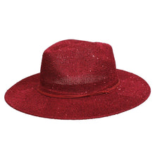 Load image into Gallery viewer, Cowboy Hat Red Sequin Embroidered Panama Hat
