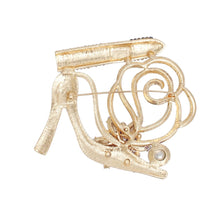 Load image into Gallery viewer, Luminous Lipstick High Heel Blue Brooch
