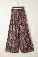 Load image into Gallery viewer, Desert Palm Boho Leopard Wide Leg Pants
