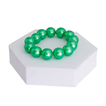 Load image into Gallery viewer, Green Bubble Gum Pearl Bracelet
