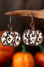Load image into Gallery viewer, Multicolour Animal Print Pumpkin Shape Drop Earrings
