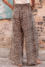 Load image into Gallery viewer, Desert Palm Boho Leopard Wide Leg Pants
