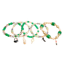 Load image into Gallery viewer, Green Bead Fashion Charm Bracelets
