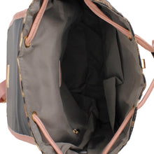 Load image into Gallery viewer, Backpack Leopard and Pink Flap Bag Set for Women
