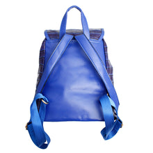 Load image into Gallery viewer, Backpack Blue Croc Flap Bag Set for Women
