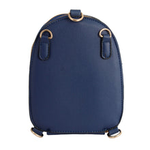 Load image into Gallery viewer, Navy Flower Mini Backpack
