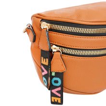 Load image into Gallery viewer, Crossbody Camel Love Zipper Saddle Bag for Women
