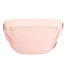 Load image into Gallery viewer, Crossbody Pink Love Zipper Saddle Bag for Women
