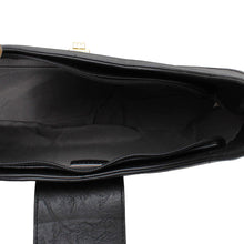 Load image into Gallery viewer, Shoulder Handbag Black Flap Rounded Bag for Women
