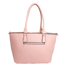 Load image into Gallery viewer, Tote Pink and White Stripe Handbag for Women
