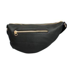 Crossbody Black Round Pouch Bag Set for Women