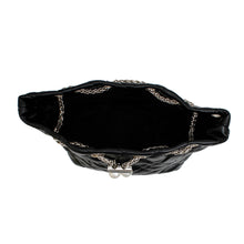 Load image into Gallery viewer, Mini Bucket Black Quilted Parisian Charm Bag
