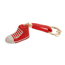 Load image into Gallery viewer, Keychain Red Bling Chucks Charm for Women
