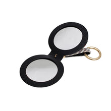 Load image into Gallery viewer, Keychain Italian Luxe Bling Bee Compact Mirror
