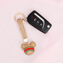 Load image into Gallery viewer, Bag Clip Luxe Topaz Stone Crusted Mickey Mouse
