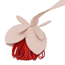 Load image into Gallery viewer, Bag Charm Pink Leather Flower Long Bag Accessory
