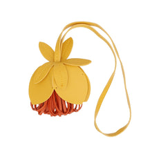 Load image into Gallery viewer, Bag Charm Yellow Leather Flower Long Bag Accessory
