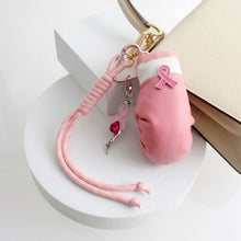 Load image into Gallery viewer, Breast Cancer Pink Ribbon Boxing Glove Keychain
