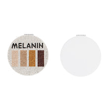 Load image into Gallery viewer, Melanin Brown Shades Bling Mirror Compact
