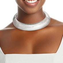 Load image into Gallery viewer, Silver Metal Flex Armor Collar Set
