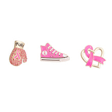 Load image into Gallery viewer, Gold Sneaker Ribbon Brooch Set
