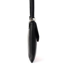 Load image into Gallery viewer, Crossbody Black Striped Bee Flap Bag

