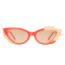 Load image into Gallery viewer, Sunglasses Orange Flame Irregular Cat Eye Women
