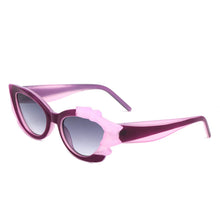 Load image into Gallery viewer, Sunglasses Purple Flame Irregular Cat Eye Women
