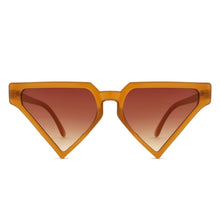Load image into Gallery viewer, Sunglasses Brown Triangle Pointed for Women
