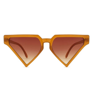 Sunglasses Brown Triangle Pointed for Women
