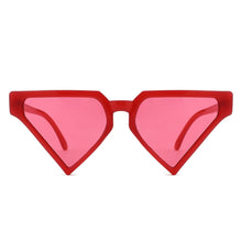 Load image into Gallery viewer, Sunglasses Red Triangle Pointed for Women
