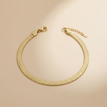 Load image into Gallery viewer, Anklet 8mm Gold 18K Stainless Steel Miami Chain
