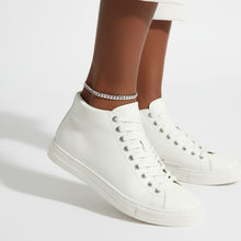 Load image into Gallery viewer, Anklet 6.5mm Stainless Steel Herringbone Chain
