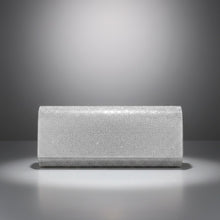 Load image into Gallery viewer, Clutch XLong Clear Rhinestone Flap Evening Bag
