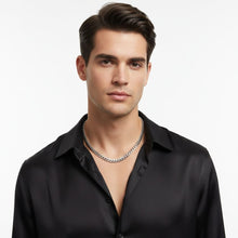 Load image into Gallery viewer, Mens 20in 8mm Stainless Steel Miami Chain
