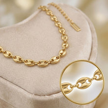Load image into Gallery viewer, 18k Gold Steel Mariner Chain Necklace for Women
