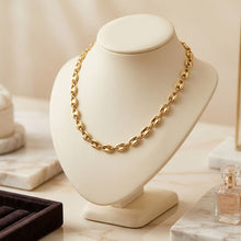Load image into Gallery viewer, 18k Gold Steel Mariner Chain Necklace for Women
