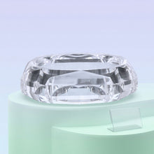 Load image into Gallery viewer, Bangle Transparent Clear Octagon Facet Bracelet
