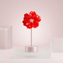 Load image into Gallery viewer, Oversized Red Acrylic Petal Flower Stud Earrings
