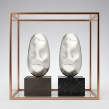 Load image into Gallery viewer, Stud Matte Silver Hammered Dome Teardrop Earrings
