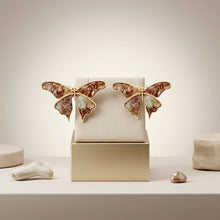 Load image into Gallery viewer, Stud Brown Winged Butterfly Free Spirit Earrings
