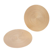 Load image into Gallery viewer, Stud XL Textured Gold Metal Disc Tribal Earrings
