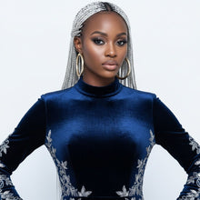 Load image into Gallery viewer, Hoop Gold Polished Line Diamond Cut Thick Earrings
