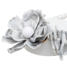 Load image into Gallery viewer, Collar Gray Exotic Goddess Floral Necklace
