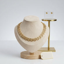 Load image into Gallery viewer, Gold Panther Link Style Chain Necklace Set
