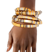 Load image into Gallery viewer, Convertible Mixed Metal Tubogas Flex Coil Necklace

