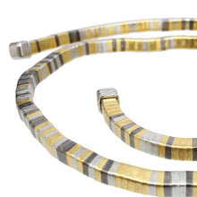 Load image into Gallery viewer, Convertible Mixed Metal Tubogas Flex Coil Necklace
